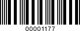 Barcode Image 00001177