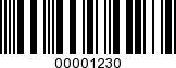 Barcode Image 00001230
