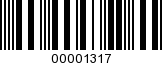 Barcode Image 00001317