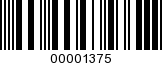 Barcode Image 00001375
