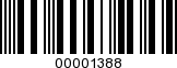 Barcode Image 00001388