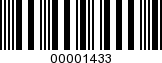Barcode Image 00001433