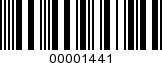 Barcode Image 00001441