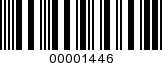 Barcode Image 00001446