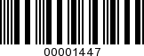 Barcode Image 00001447