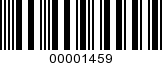 Barcode Image 00001459