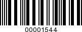Barcode Image 00001544