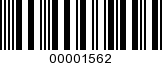 Barcode Image 00001562