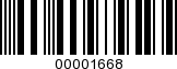 Barcode Image 00001668