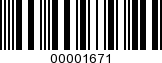 Barcode Image 00001671