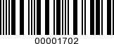 Barcode Image 00001702