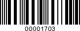Barcode Image 00001703