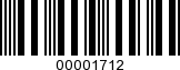 Barcode Image 00001712