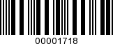 Barcode Image 00001718