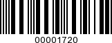 Barcode Image 00001720