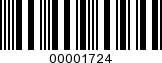 Barcode Image 00001724