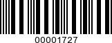 Barcode Image 00001727