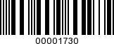 Barcode Image 00001730