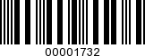 Barcode Image 00001732