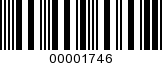 Barcode Image 00001746
