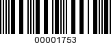 Barcode Image 00001753