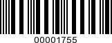 Barcode Image 00001755