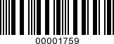 Barcode Image 00001759