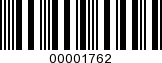 Barcode Image 00001762