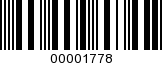 Barcode Image 00001778