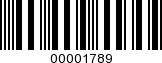 Barcode Image 00001789