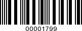 Barcode Image 00001799