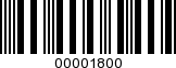 Barcode Image 00001800