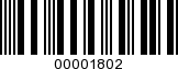 Barcode Image 00001802