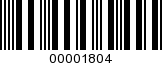 Barcode Image 00001804