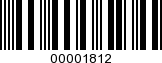 Barcode Image 00001812