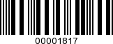 Barcode Image 00001817