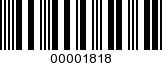 Barcode Image 00001818