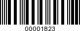 Barcode Image 00001823