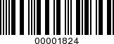 Barcode Image 00001824