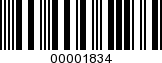 Barcode Image 00001834