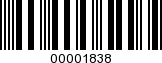 Barcode Image 00001838