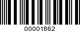 Barcode Image 00001862