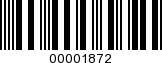 Barcode Image 00001872