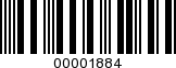 Barcode Image 00001884