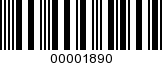 Barcode Image 00001890