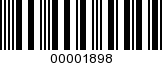 Barcode Image 00001898