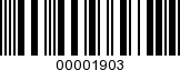 Barcode Image 00001903