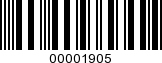Barcode Image 00001905