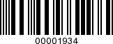 Barcode Image 00001934