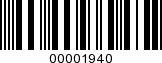 Barcode Image 00001940
